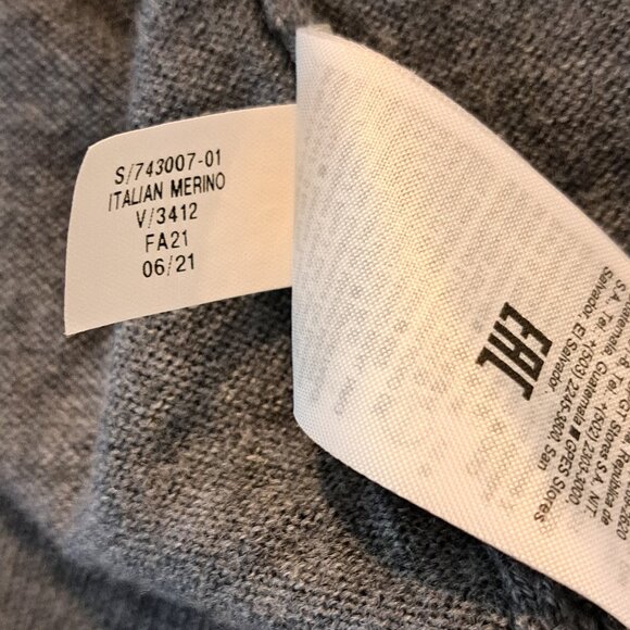 Banana Republic Men's Medium Merino Wool Crewneck Long Sleeve Sweater - Picture 7 of 12